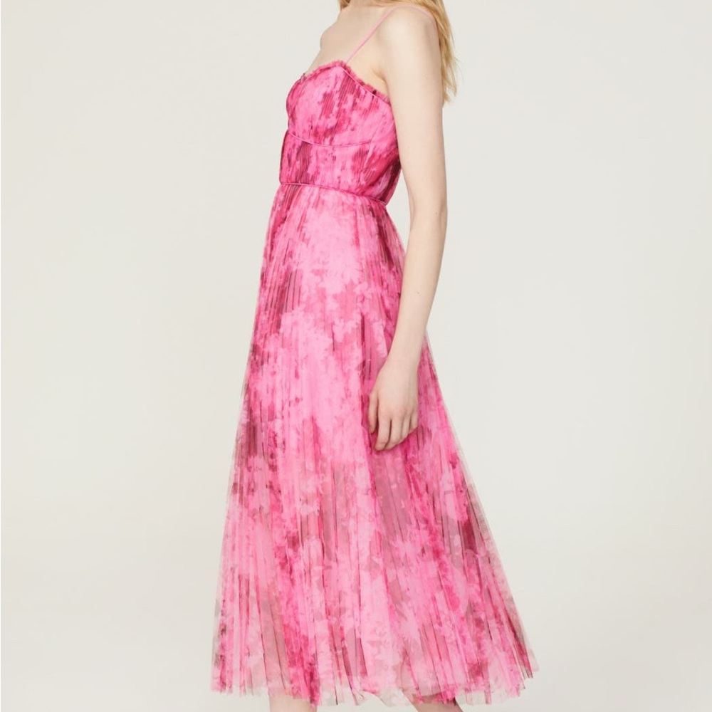 Monique Lhuillier Pink Tulle Dress - Picture 2 of 5